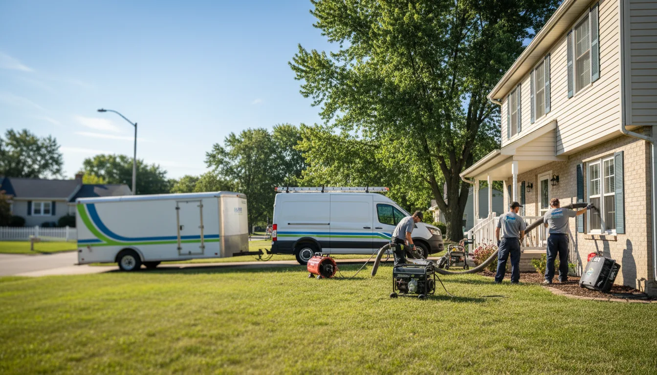 Flooded Basement Restoration And Cleanup With Repair in Leonardville, KS near me